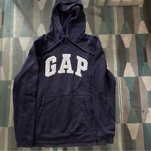 Vintage GAP Logo Dark Blue Hoodie Men’s Small